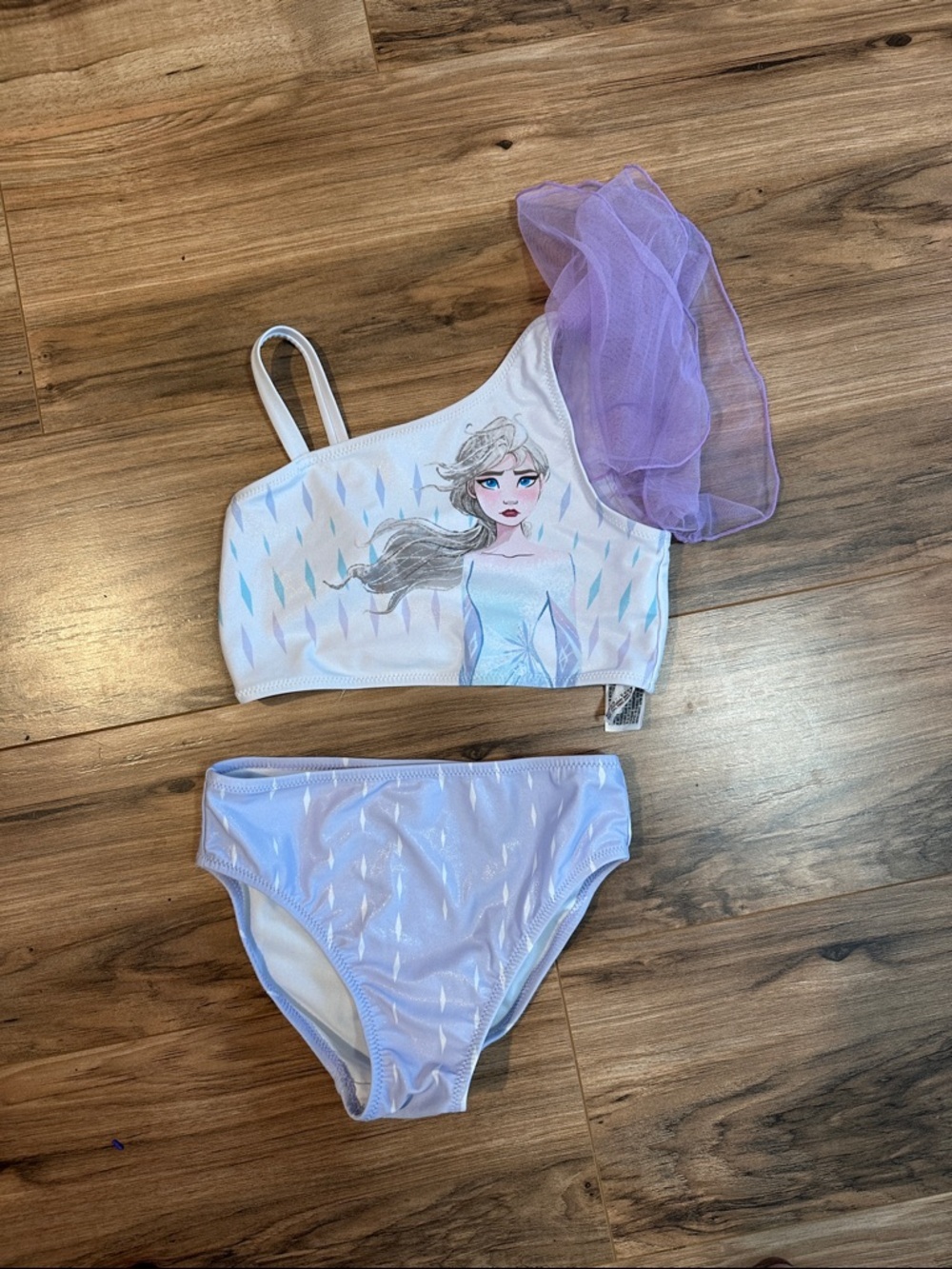 Disney Girls Frozen 2 Elsa Two-Piece Swim Bikini